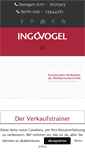 Mobile Screenshot of ingovogel.de